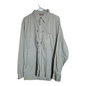 Simms Shirt Mens L Tall Green Vented Fishing Outdoor Fishing Camping Gorpcore